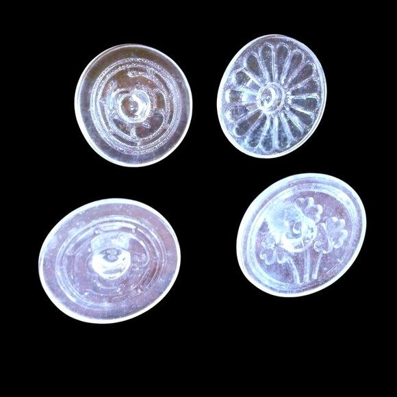 Cookie Molds Set 4 The Added Touch Glass Glass Cookie Molds Vintage Original Box - Picture 4 of 5